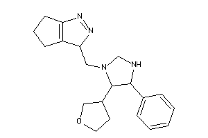 3-[(4-phenyl-5-tetrahydrofuran-3-yl-imidazolidin-1-yl)methyl]-3,4,5,6-tetrahydrocyclopenta[c]pyrazole