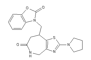 Image of 3-[(6-keto-2-pyrrolidino-4,5,7,8-tetrahydrothiazolo[4,5-c]azepin-8-yl)methyl]-1,3-benzoxazol-2-one