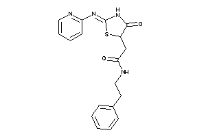 2-[4-keto-2-(2-pyridylimino)thiazolidin-5-yl]-N-phenethyl-acetamide