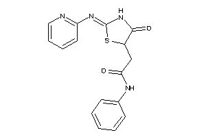 Image of 2-[4-keto-2-(2-pyridylimino)thiazolidin-5-yl]-N-phenyl-acetamide
