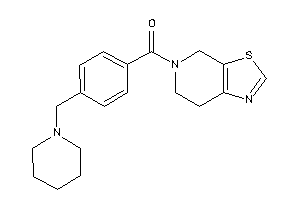 6,7-dihydro-4H-thiazolo[5,4-c]pyridin-5-yl-[4-(piperidinomethyl)phenyl]methanone