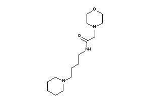 Image of 2-morpholino-N-(4-piperidinobutyl)acetamide