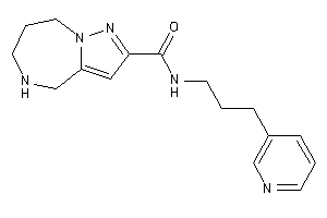 N-[3-(3-pyridyl)propyl]-5,6,7,8-tetrahydro-4H-pyrazolo[1,5-a][1,4]diazepine-2-carboxamide