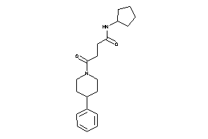 N-cyclopentyl-4-keto-4-(4-phenylpiperidino)butyramide