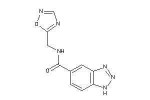 N-(1,2,4-oxadiazol-5-ylmethyl)-1H-benzotriazole-5-carboxamide