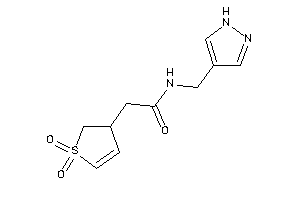 Image of 2-(1,1-diketo-2,3-dihydrothiophen-3-yl)-N-(1H-pyrazol-4-ylmethyl)acetamide