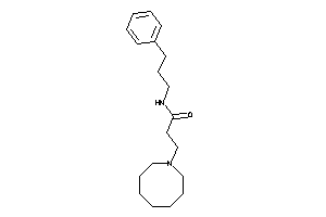 3-(azocan-1-yl)-N-(3-phenylpropyl)propionamide