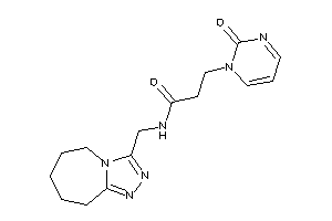 3-(2-ketopyrimidin-1-yl)-N-(6,7,8,9-tetrahydro-5H-[1,2,4]triazolo[4,3-a]azepin-3-ylmethyl)propionamide