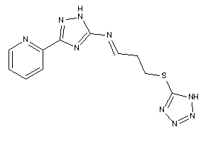 [3-(2-pyridyl)-1H-1,2,4-triazol-5-yl]-[3-(1H-tetrazol-5-ylthio)propylidene]amine
