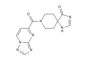 Image of 8-([1,2,4]triazolo[1,5-a]pyrimidine-5-carbonyl)-1,3,8-triazaspiro[4.5]dec-2-en-4-one