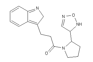 1-[2-(2,3-dihydrofurazan-3-yl)pyrrolidino]-3-(2H-indol-3-yl)propan-1-one