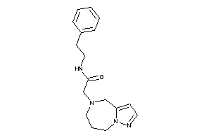 N-phenethyl-2-(4,6,7,8-tetrahydropyrazolo[1,5-a][1,4]diazepin-5-yl)acetamide