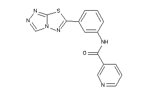 Image of N-[3-([1,2,4]triazolo[3,4-b][1,3,4]thiadiazol-6-yl)phenyl]nicotinamide