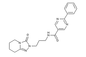 N-[3-(3-keto-5,6,7,8-tetrahydro-[1,2,4]triazolo[4,3-a]pyridin-2-yl)propyl]-2-phenyl-pyrimidine-5-carboxamide
