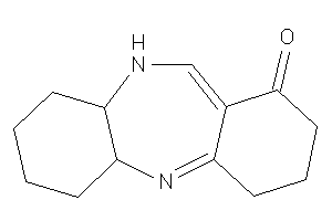 1,2,3,4,4a,5,8,9,10,11a-decahydrobenzo[c][1,5]benzodiazepin-7-one