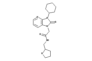 2-(3-cyclohexyl-2-keto-imidazo[4,5-b]pyridin-1-yl)-N-(tetrahydrofurfuryl)acetamide