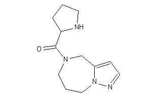 Pyrrolidin-2-yl(4,6,7,8-tetrahydropyrazolo[1,5-a][1,4]diazepin-5-yl)methanone