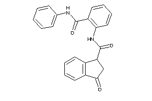 3-keto-N-[2-(phenylcarbamoyl)phenyl]indane-1-carboxamide
