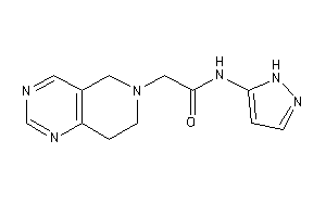 2-(7,8-dihydro-5H-pyrido[4,3-d]pyrimidin-6-yl)-N-(1H-pyrazol-5-yl)acetamide