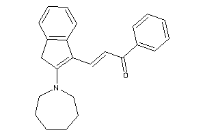 3-[2-(azepan-1-yl)-3H-inden-1-yl]-1-phenyl-prop-2-en-1-one