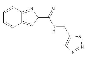 Image of N-(thiadiazol-5-ylmethyl)-2H-indole-2-carboxamide