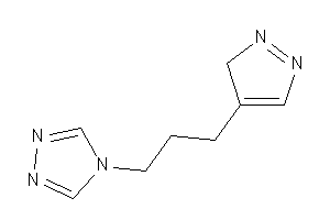 4-[3-(3H-pyrazol-4-yl)propyl]-1,2,4-triazole