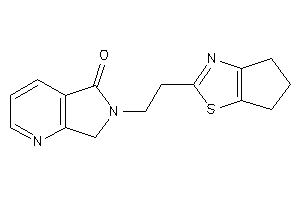 6-[2-(5,6-dihydro-4H-cyclopenta[d]thiazol-2-yl)ethyl]-7H-pyrrolo[3,4-b]pyridin-5-one