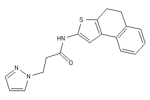 N-(4,5-dihydrobenzo[e]benzothiophen-2-yl)-3-pyrazol-1-yl-propionamide