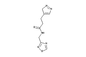 N-(1,2,4-oxadiazol-3-ylmethyl)-3-(3H-pyrazol-4-yl)propionamide