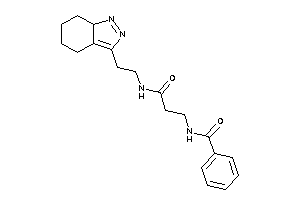 N-[3-[2-(5,6,7,7a-tetrahydro-4H-indazol-3-yl)ethylamino]-3-keto-propyl]benzamide