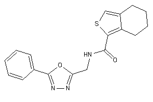 Image of N-[(5-phenyl-1,3,4-oxadiazol-2-yl)methyl]-4,5,6,7-tetrahydroisobenzothiophene-1-carboxamide