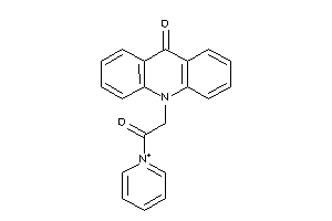 10-(2-keto-2-pyridin-1-ium-1-yl-ethyl)acridin-9-one