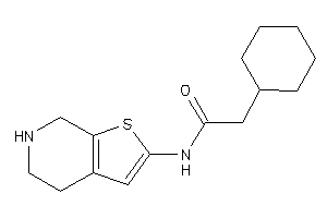 2-cyclohexyl-N-(4,5,6,7-tetrahydrothieno[2,3-c]pyridin-2-yl)acetamide