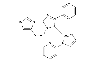 2-[2-[3-[2-(1H-imidazol-4-yl)ethyl]-5-phenyl-3-imidazolin-4-yl]pyrrol-1-yl]pyridine