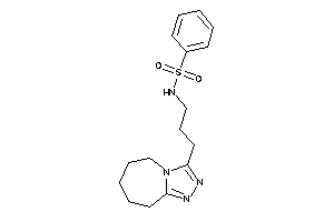 N-[3-(6,7,8,9-tetrahydro-5H-[1,2,4]triazolo[4,3-a]azepin-3-yl)propyl]benzenesulfonamide