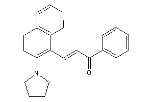 1-phenyl-3-(2-pyrrolidino-3,4-dihydronaphthalen-1-yl)prop-2-en-1-one