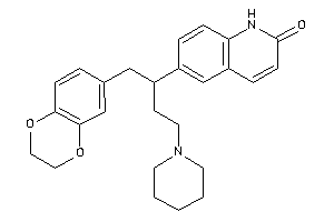 6-[1-(2,3-dihydro-1,4-benzodioxin-6-ylmethyl)-3-piperidino-propyl]carbostyril