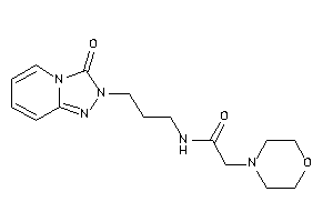 Image of N-[3-(3-keto-[1,2,4]triazolo[4,3-a]pyridin-2-yl)propyl]-2-morpholino-acetamide