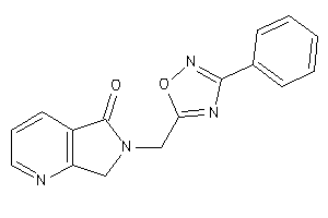 Image of 6-[(3-phenyl-1,2,4-oxadiazol-5-yl)methyl]-7H-pyrrolo[3,4-b]pyridin-5-one