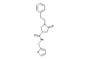 Image of 5-keto-1-phenethyl-N-(2-thenyl)pyrrolidine-3-carboxamide