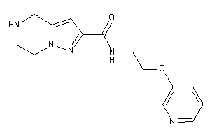 N-[2-(3-pyridyloxy)ethyl]-4,5,6,7-tetrahydropyrazolo[1,5-a]pyrazine-2-carboxamide
