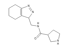 N-(4,5,6,7-tetrahydro-3H-indazol-3-ylmethyl)pyrrolidine-3-carboxamide
