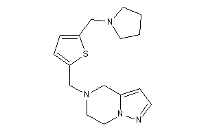 5-[[5-(pyrrolidinomethyl)-2-thienyl]methyl]-6,7-dihydro-4H-pyrazolo[1,5-a]pyrazine