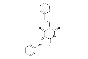 5-(anilinomethylene)-1-(2-cyclohexen-1-ylethyl)barbituric Acid
