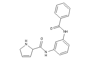 N-(3-benzamidophenyl)-3-pyrroline-2-carboxamide