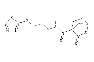 6-keto-N-[3-(1,3,4-thiadiazol-2-ylthio)propyl]-5-oxabicyclo[2.2.1]heptane-1-carboxamide
