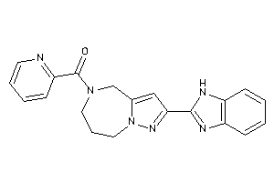 [2-(1H-benzimidazol-2-yl)-4,6,7,8-tetrahydropyrazolo[1,5-a][1,4]diazepin-5-yl]-(2-pyridyl)methanone