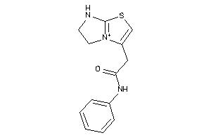 2-(6,7-dihydro-5H-imidazo[2,1-b]thiazol-4-ium-3-yl)-N-phenyl-acetamide