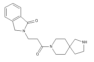 Image of 2-[3-(2,8-diazaspiro[4.5]decan-8-yl)-3-keto-propyl]isoindolin-1-one