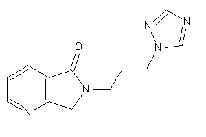 Image of 6-[3-(1,2,4-triazol-1-yl)propyl]-7H-pyrrolo[3,4-b]pyridin-5-one